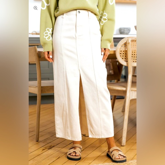 MIOU MUSE Pleather Wrap Skirt main image 1